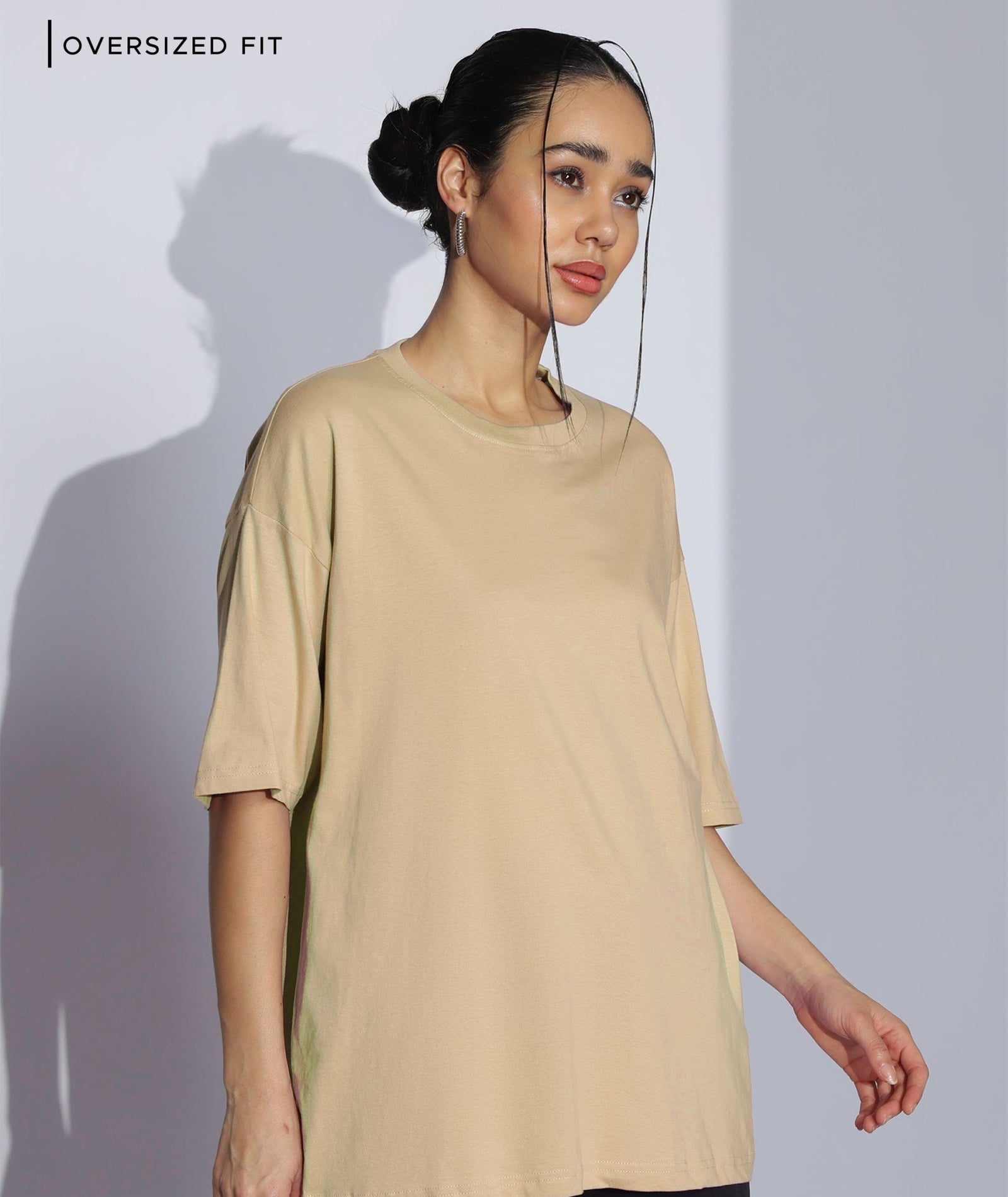 Womens Super Oversized Tshirt | Cream
