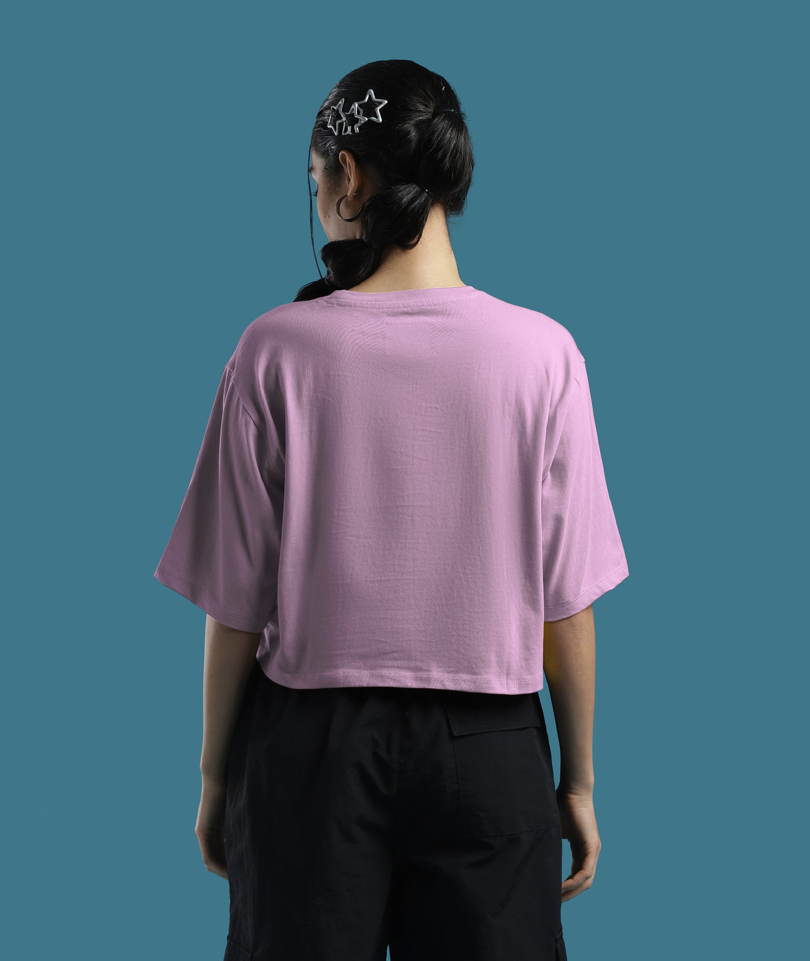 Womens Printed Crop Top