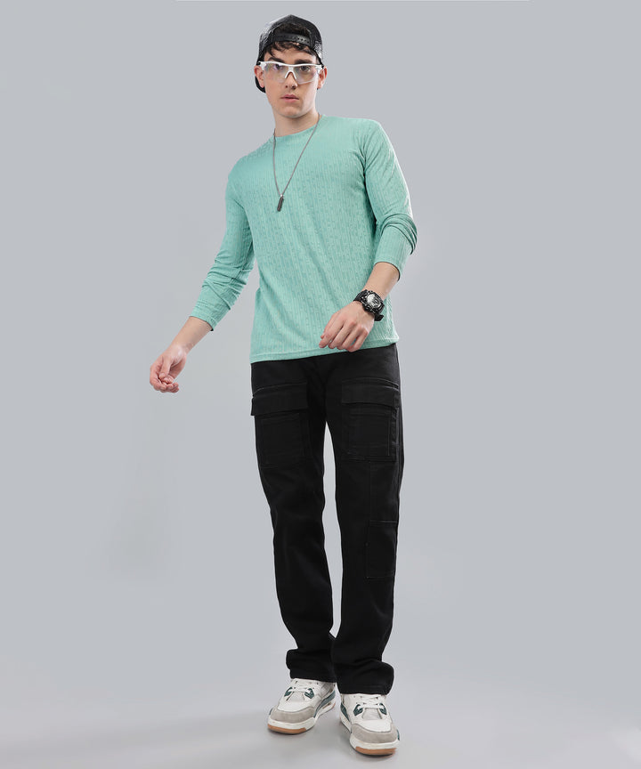 Men's Full Sleeve Polycotton T-Shirt