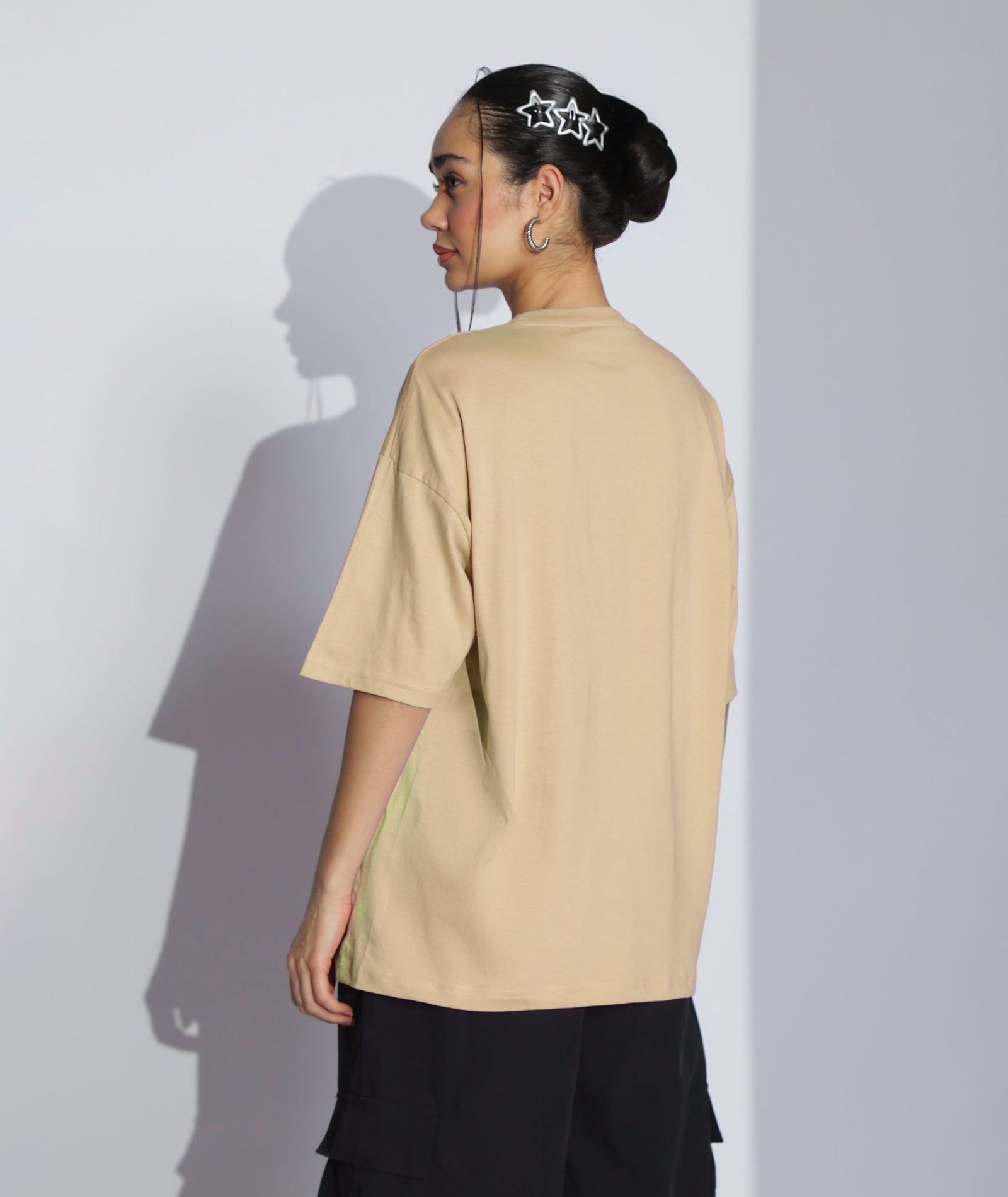 Womens Super Oversized Tshirt | Cream