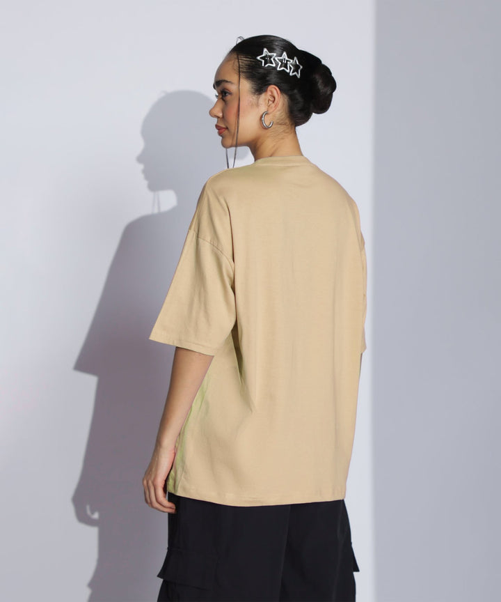 Womens Super Oversized Tshirt | Cream