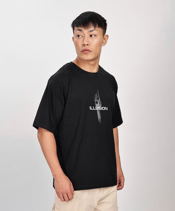 ILLUSION Men's Relaxed Fit Tshirt