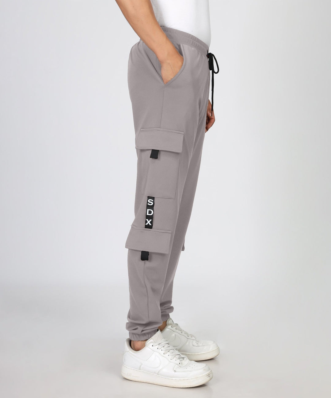 Mens Regular Fit Cargo Trackpants