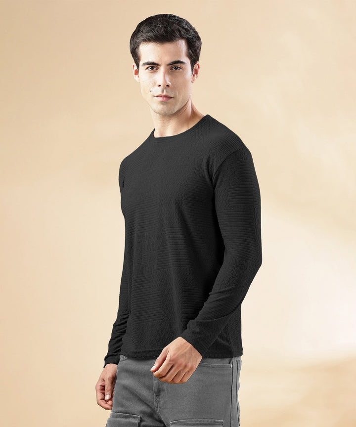 Men's Full Sleeve Polycotton T-Shirt