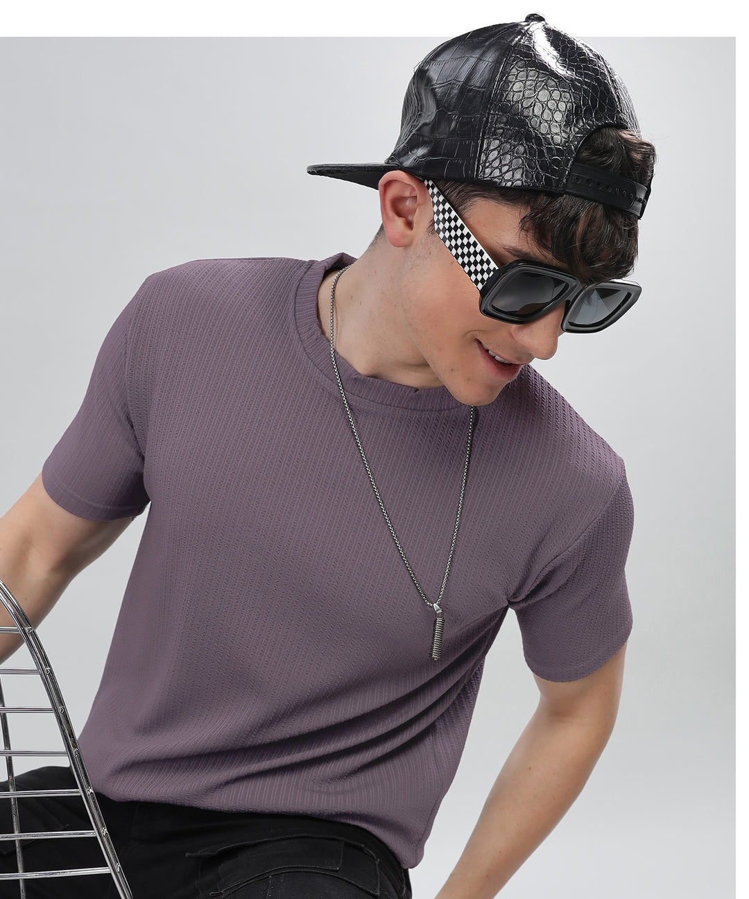 Men's Poly cotton Half Sleeve Solid T-Shirt