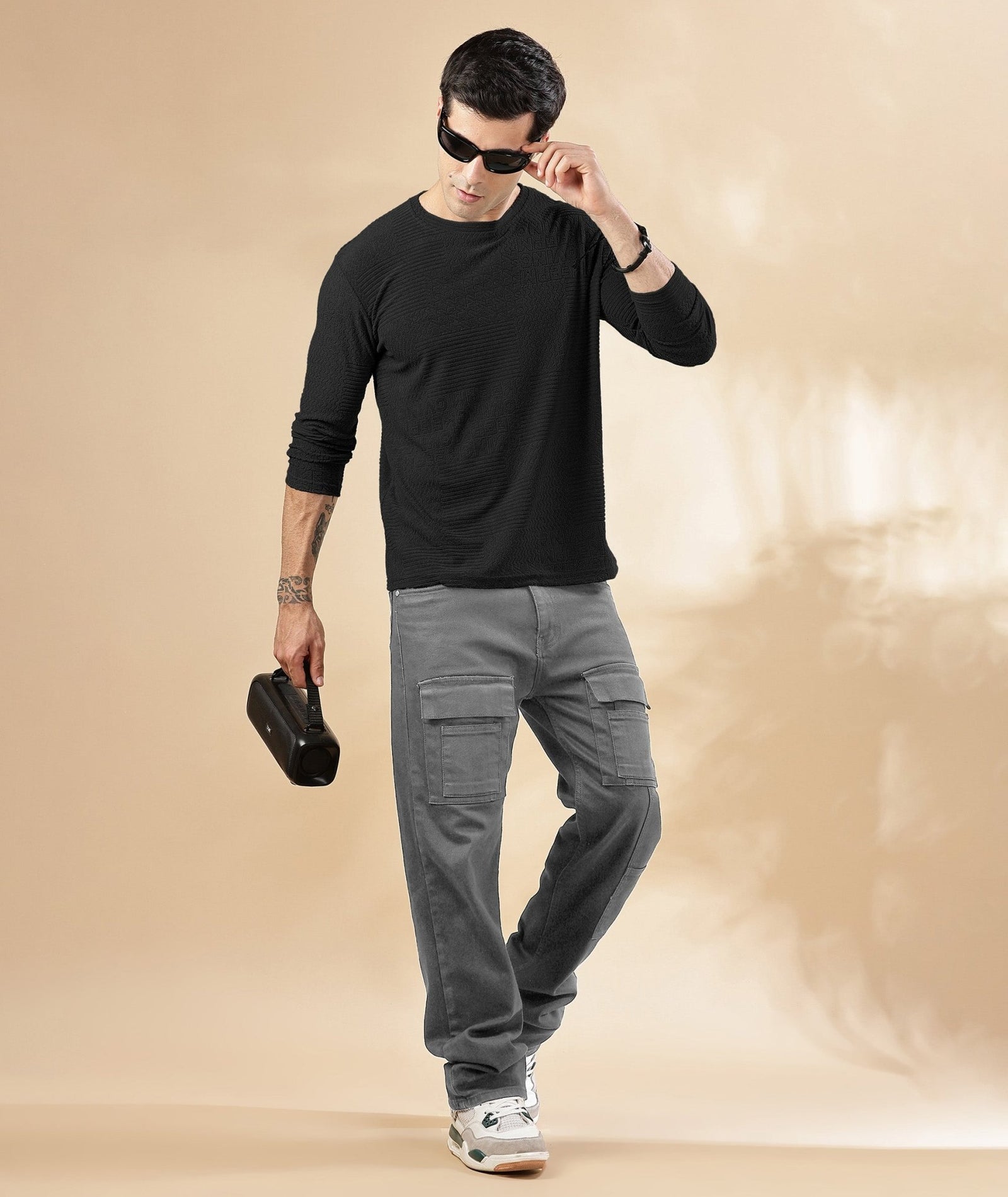 Men's Full Sleeve Polycotton T-Shirt