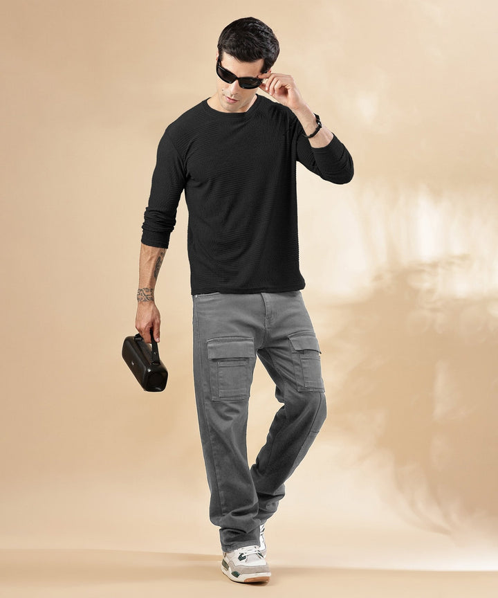 Men's Full Sleeve Polycotton T-Shirt