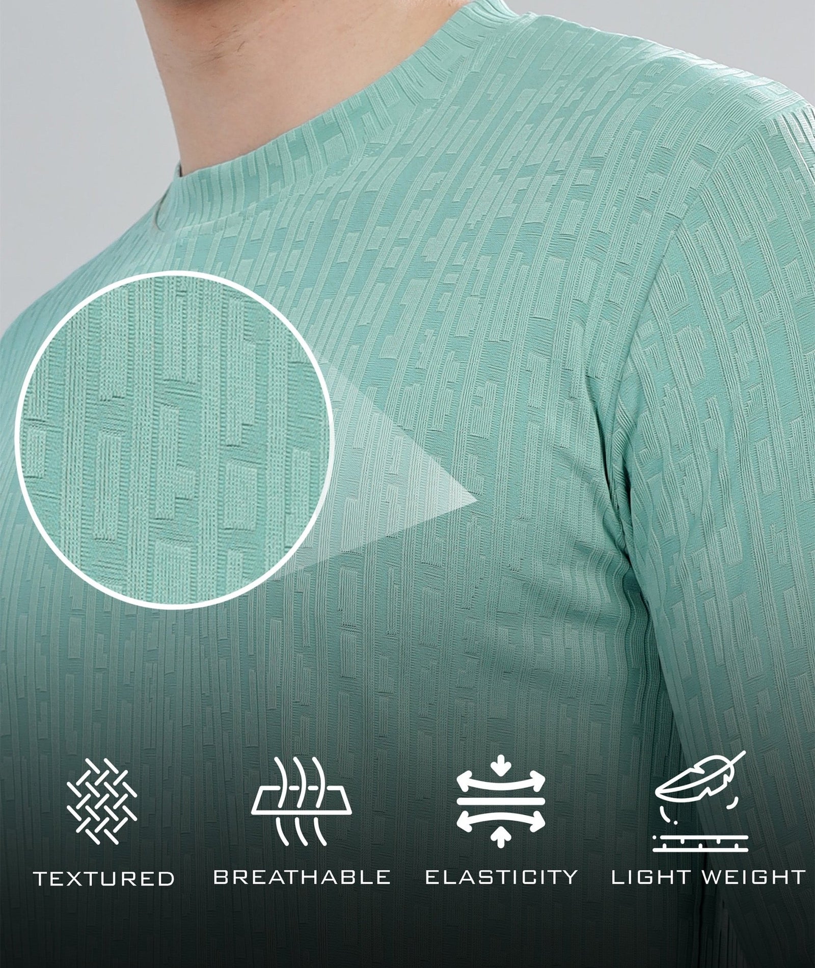 Men's Full Sleeve Polycotton T-Shirt