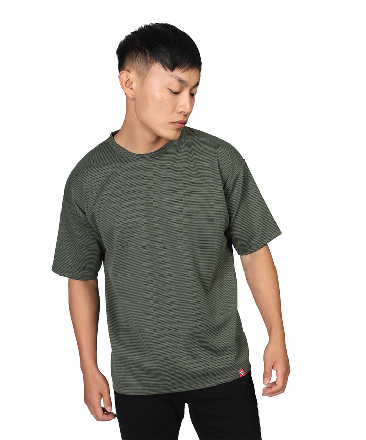 Men's Oversized Olive Green T-Shirt