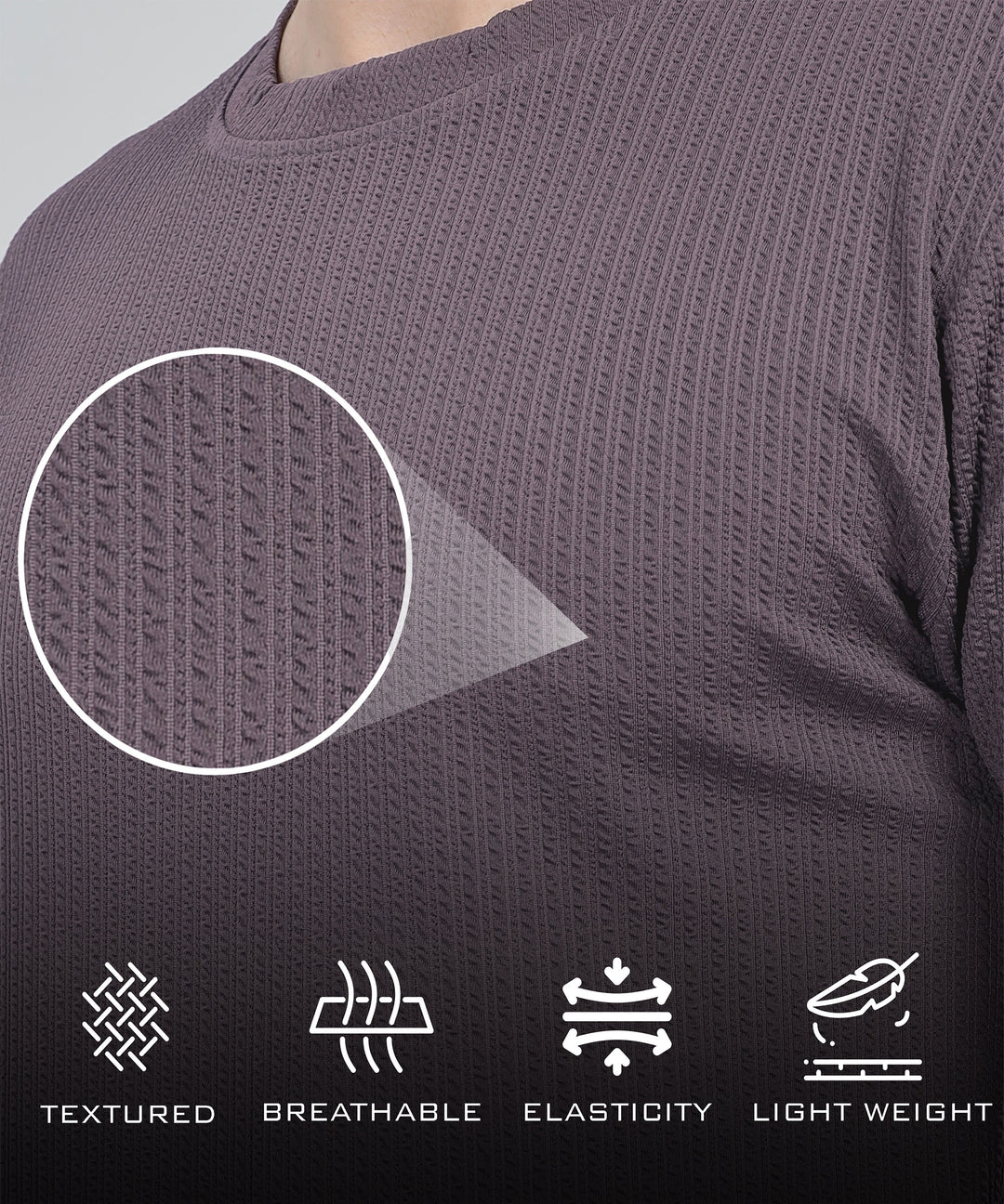 Men's Poly cotton Half Sleeve Solid T-Shirt