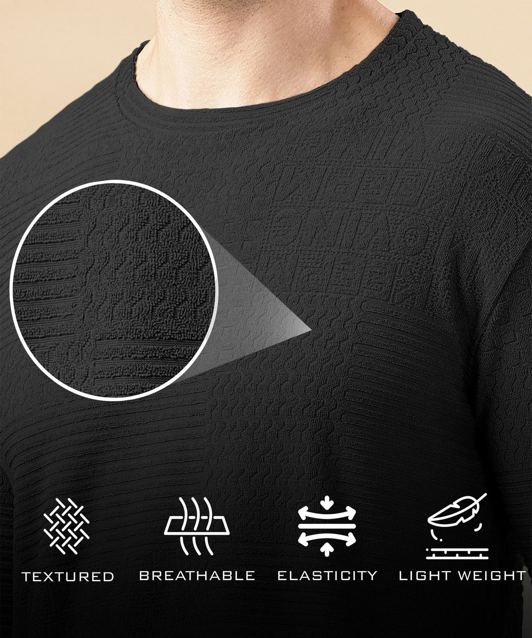 Men's Full Sleeve Polycotton T-Shirt