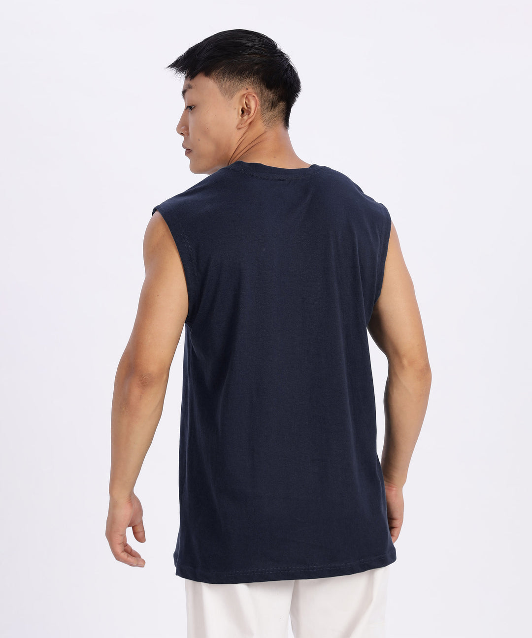 Navy Mens Relaxed Fit Tshirt