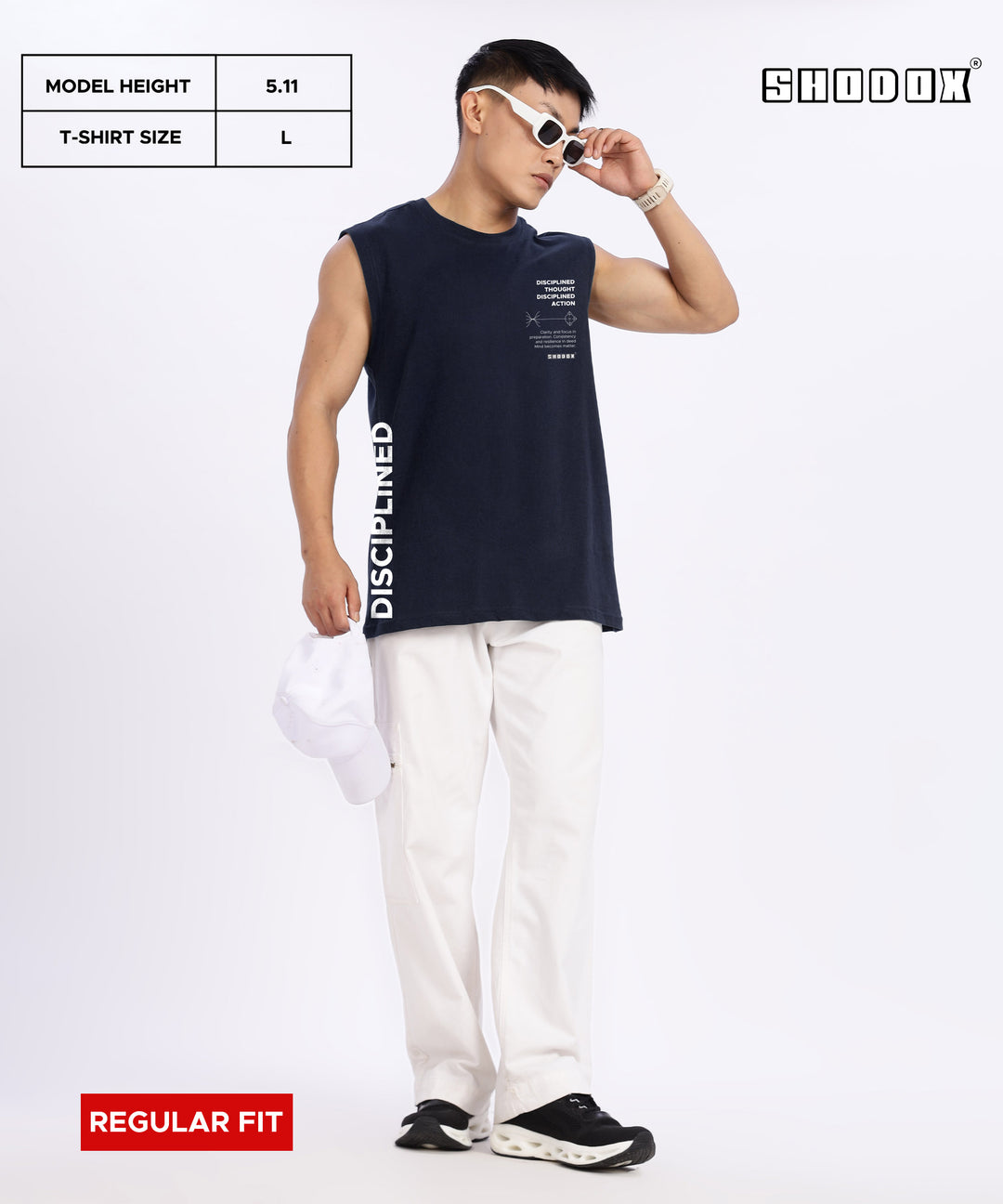 Navy Mens Relaxed Fit Tshirt