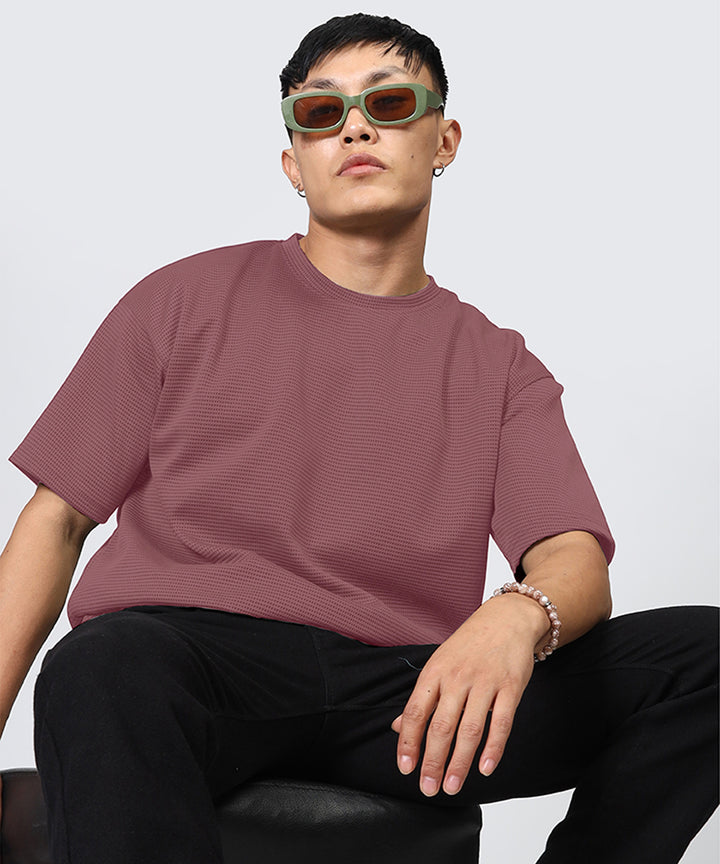 Men's Oversized Onion Pink T-Shirt