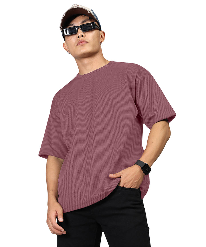 Men's Oversized Onion Pink T-Shirt