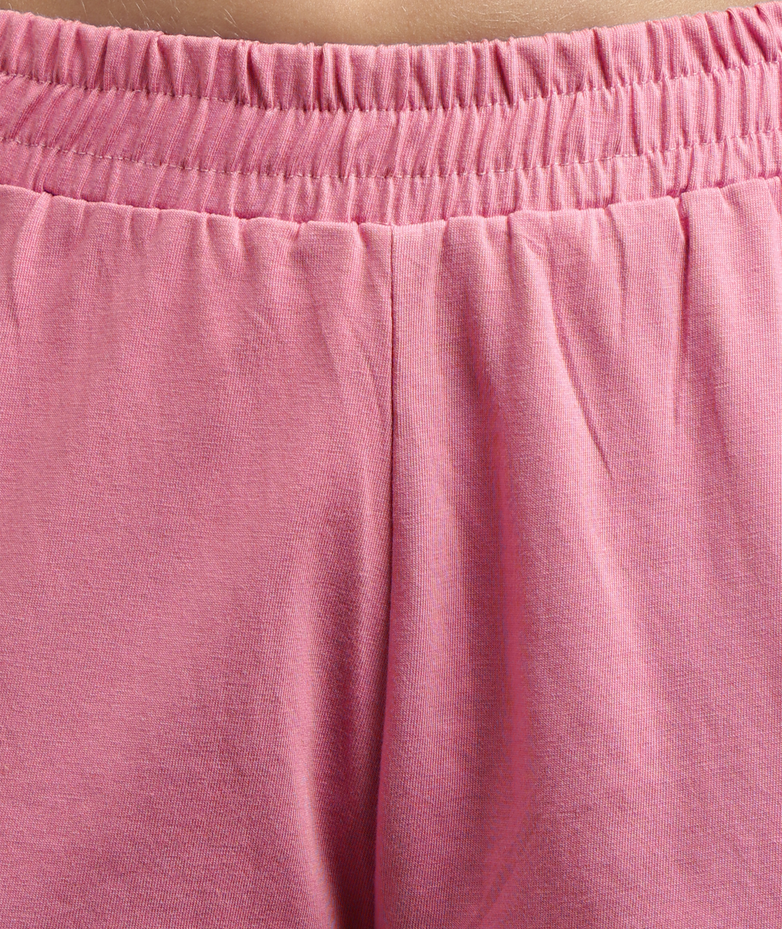Womens Cotton Printed Lounge Shorts | LT.Pink