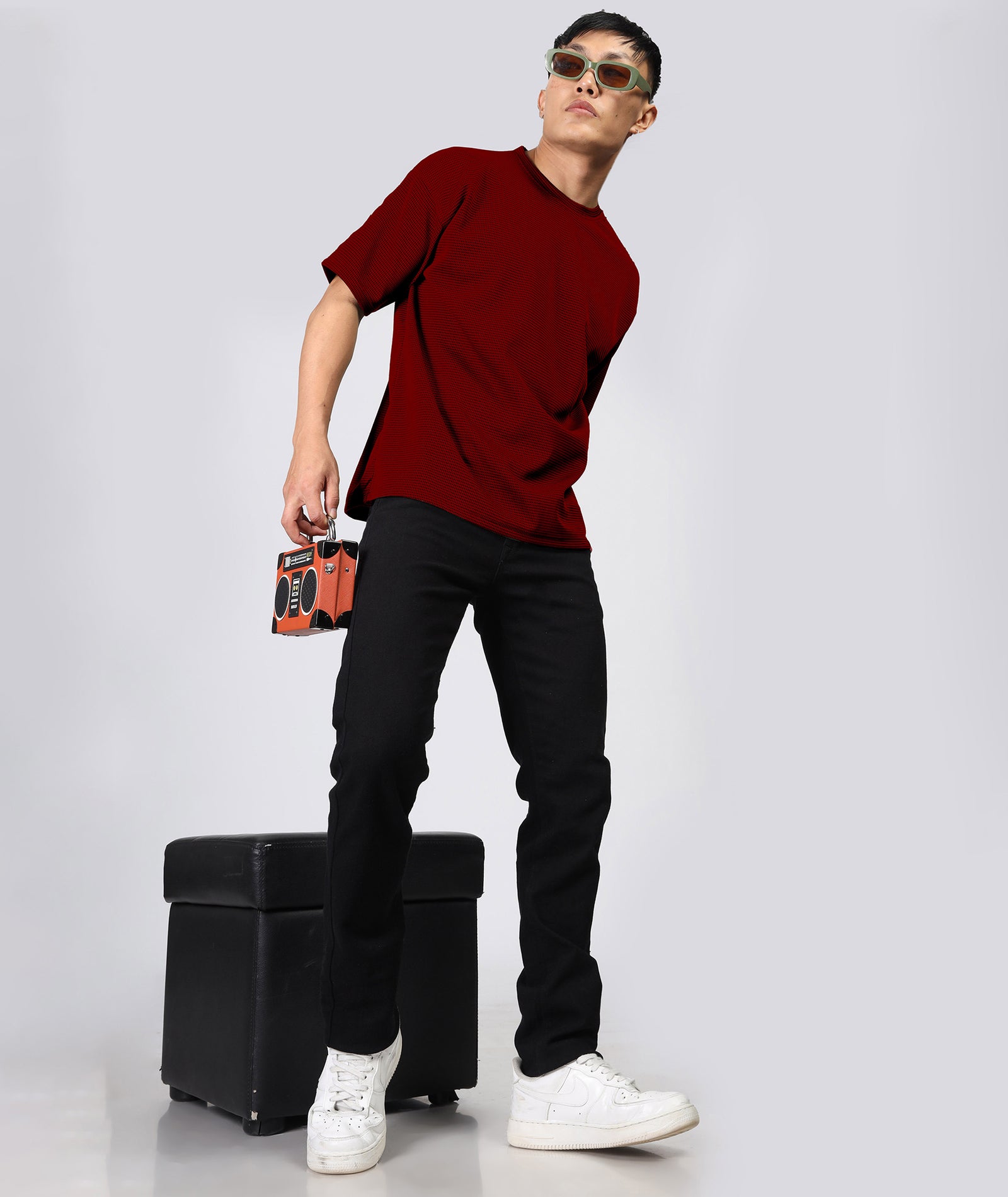 Men's Oversized Red T-Shirt