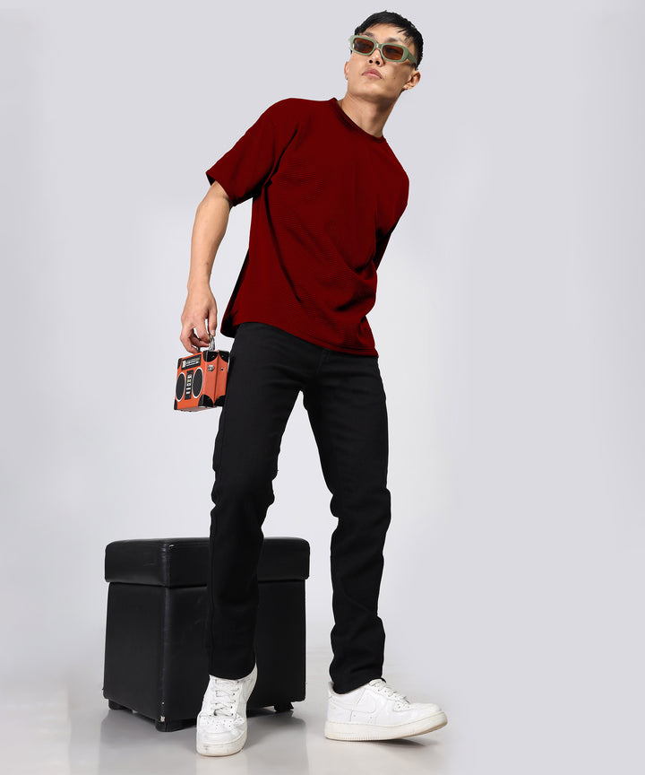 Men's Oversized Red T-Shirt