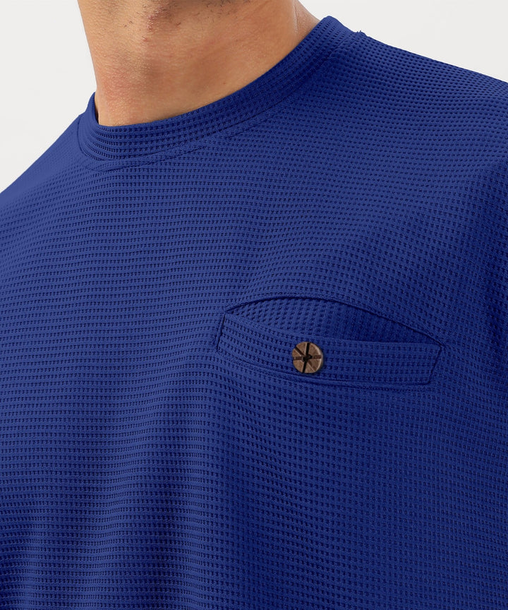 Men's Solid Regular Fit T-Shirt