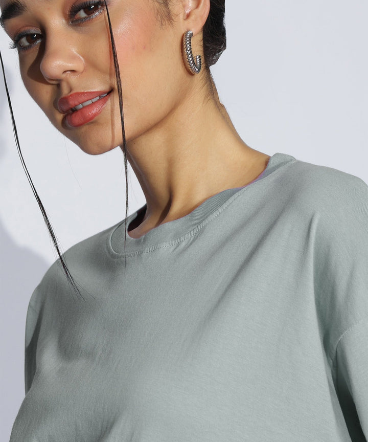 Womens Super Oversized Tshirt | Light Grey