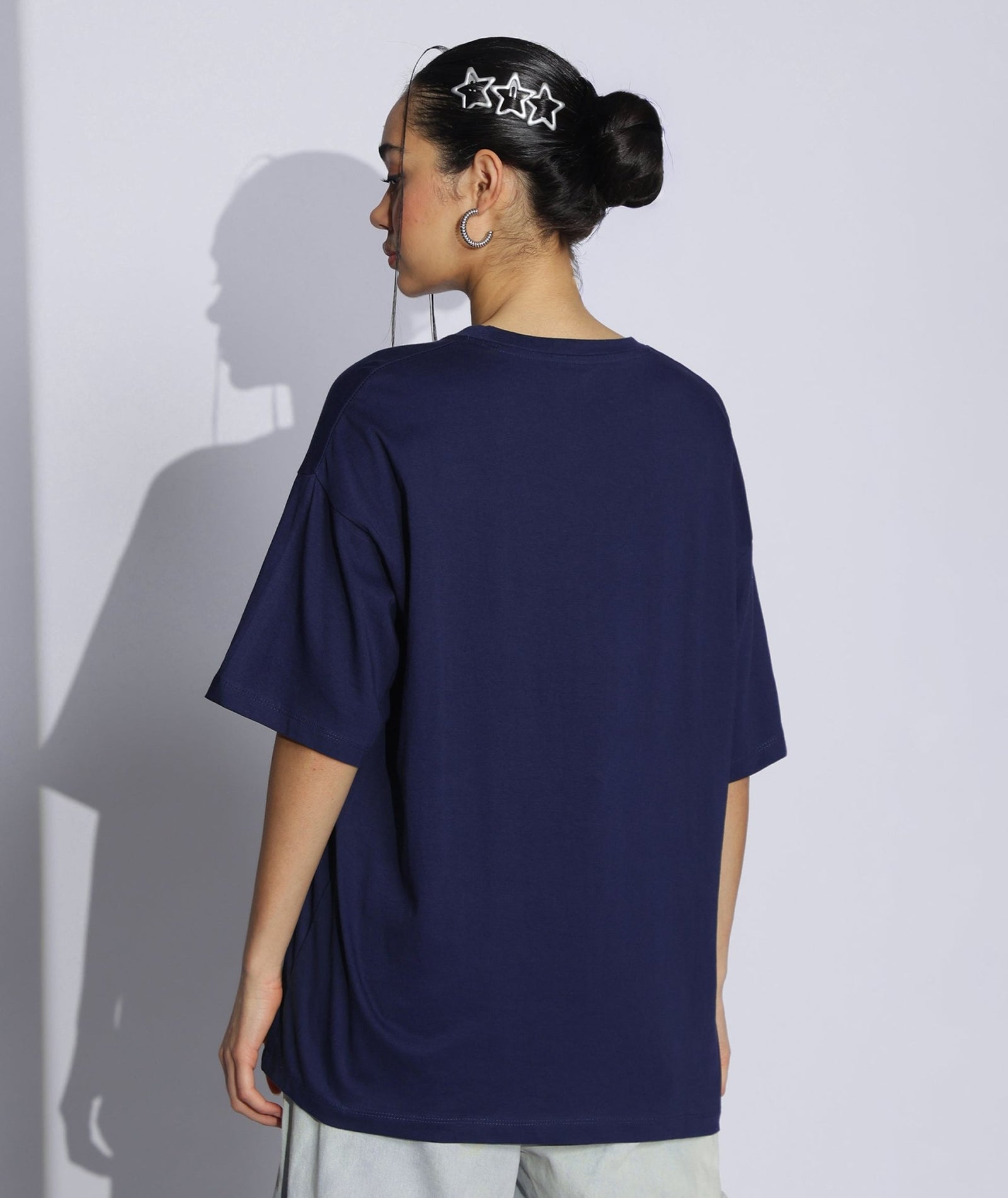 Womens Super Oversized Tshirt | Navy Blue