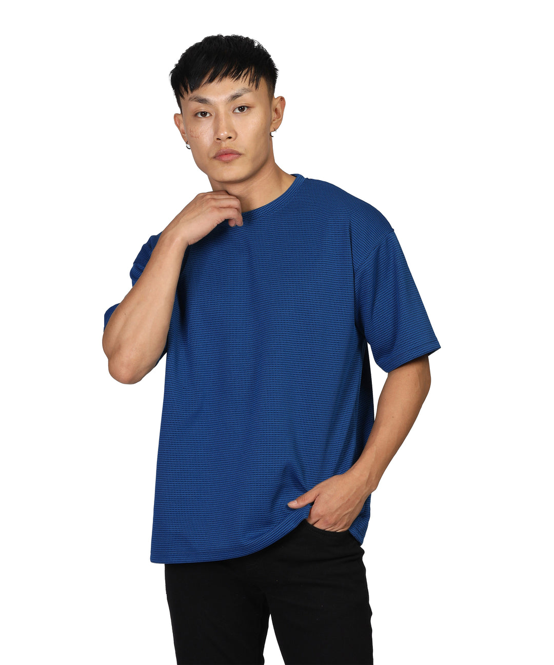 Men's Oversized Blue T-Shirt