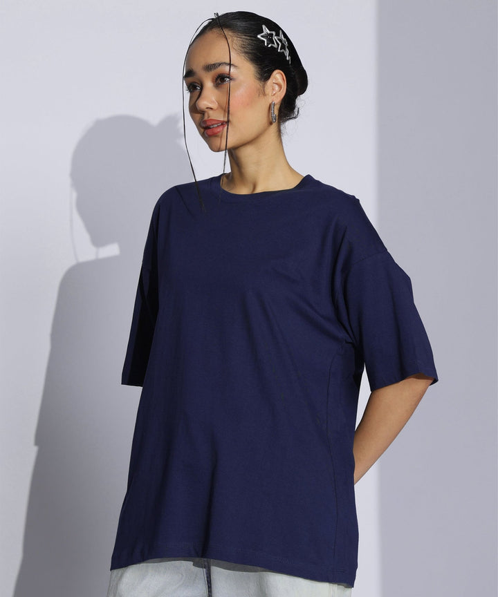 Womens Super Oversized Tshirt | Navy Blue