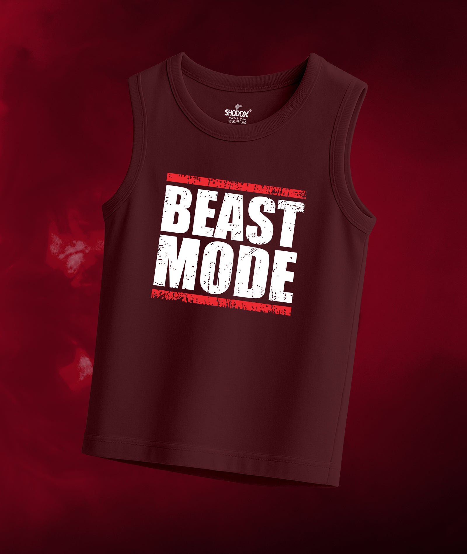 Maroon Mens Relaxed Fit Tshirt
