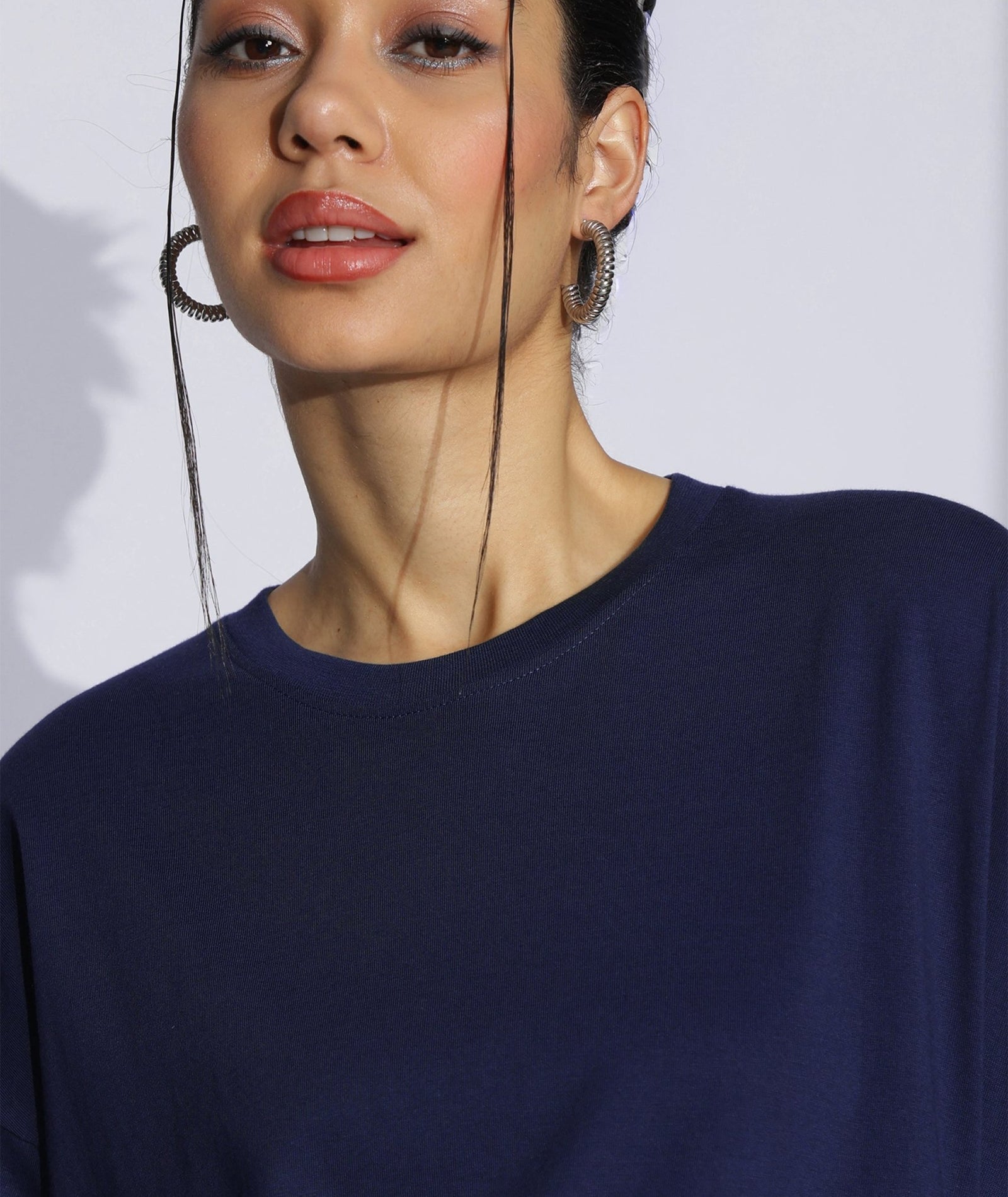 Womens Super Oversized Tshirt | Navy Blue