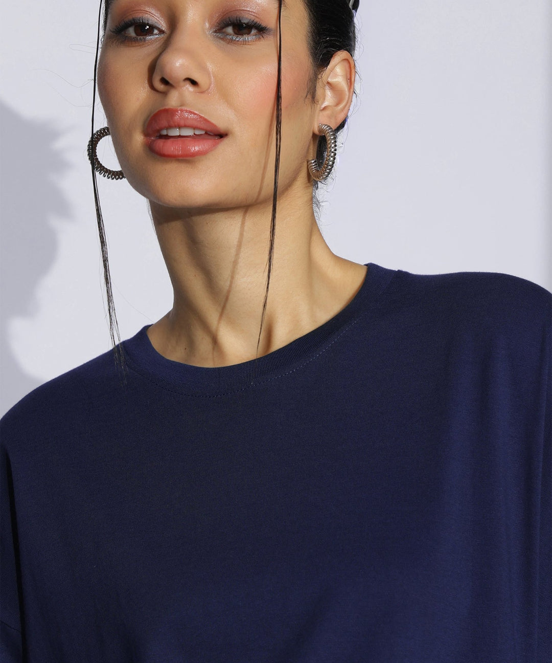 Womens Super Oversized Tshirt | Navy Blue