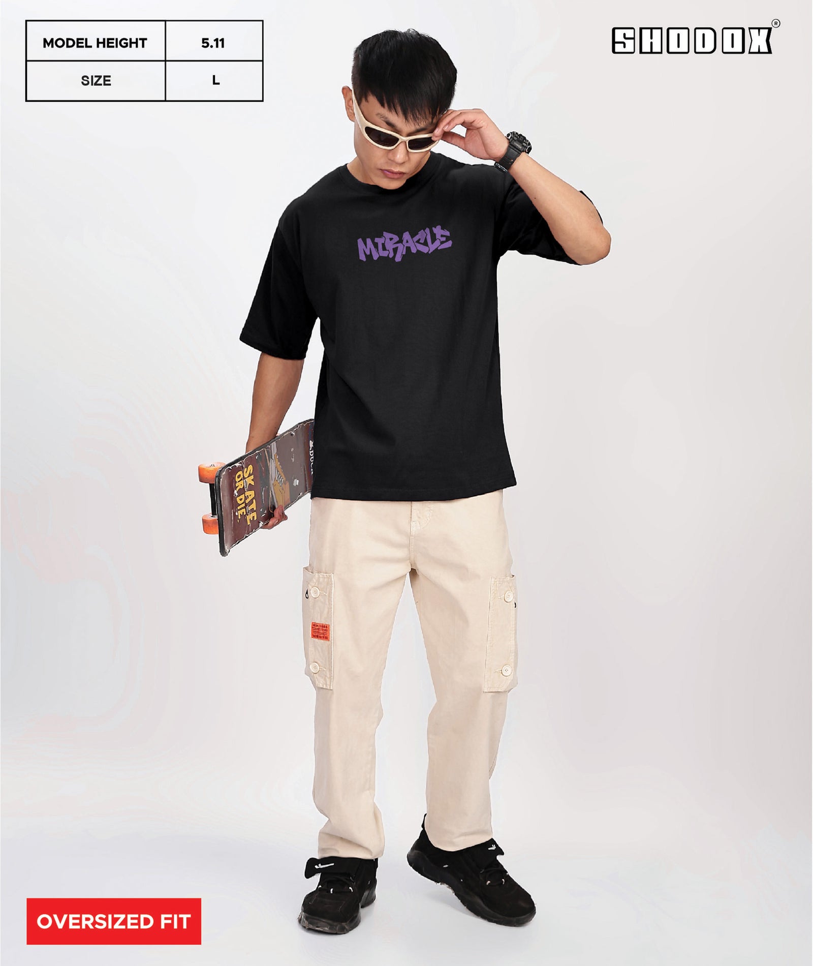 MIRACLE Men's Relaxed Fit Tshirt