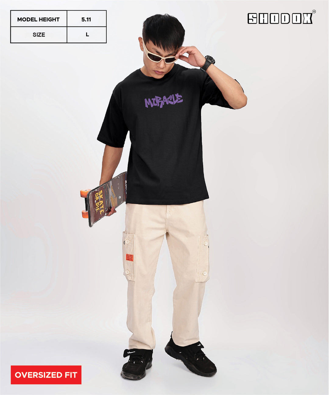 MIRACLE Men's Relaxed Fit Tshirt