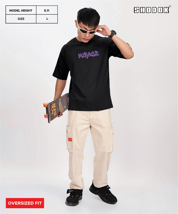 MIRACLE Men's Relaxed Fit Tshirt