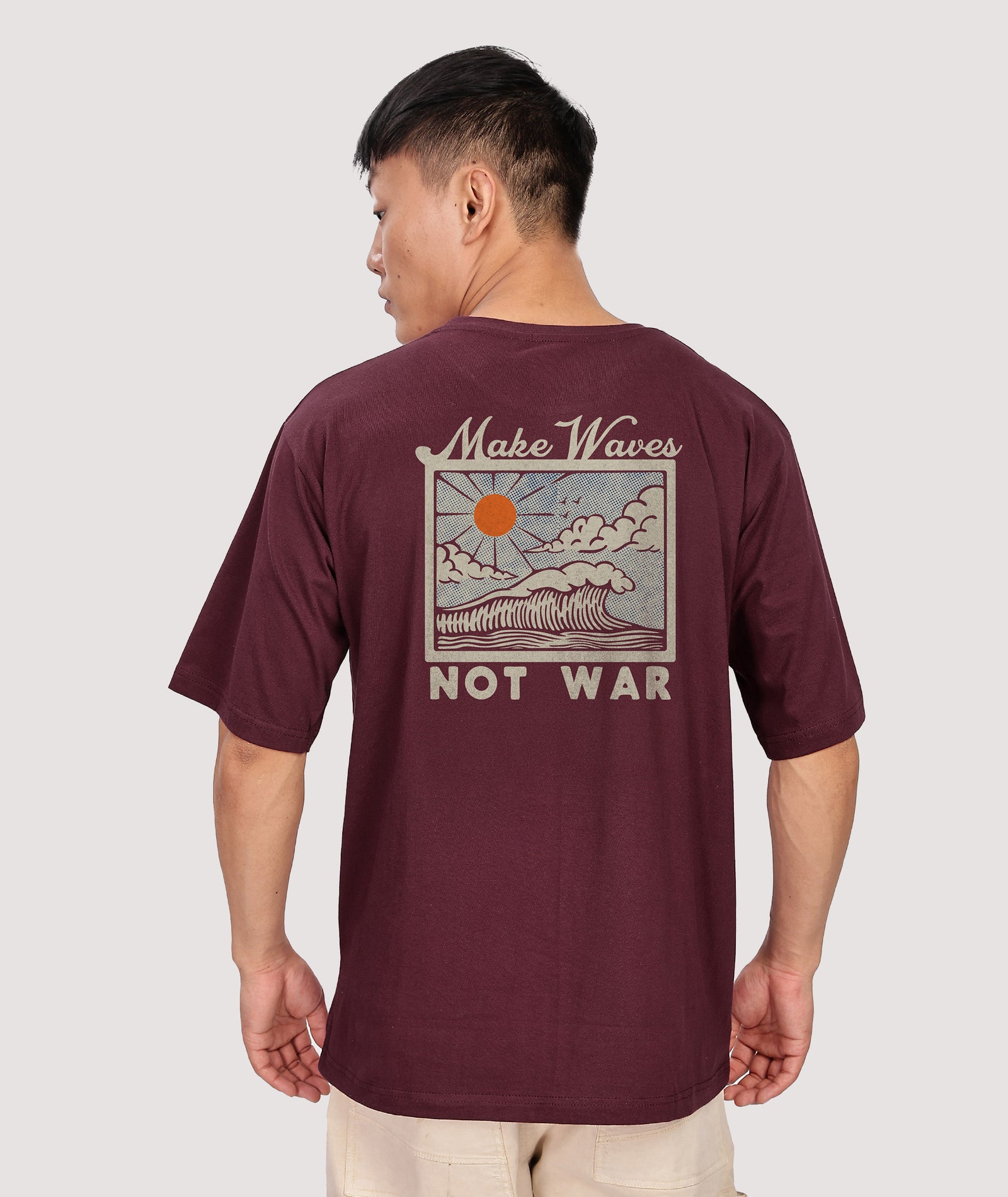 WAVES Men's Relaxed Fit Tshirt
