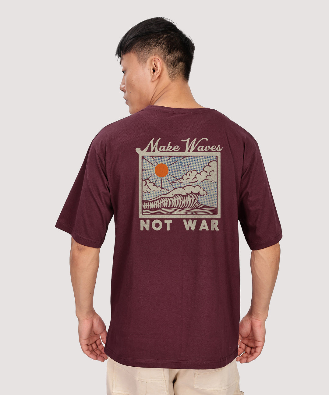 WAVES Men's Relaxed Fit Tshirt