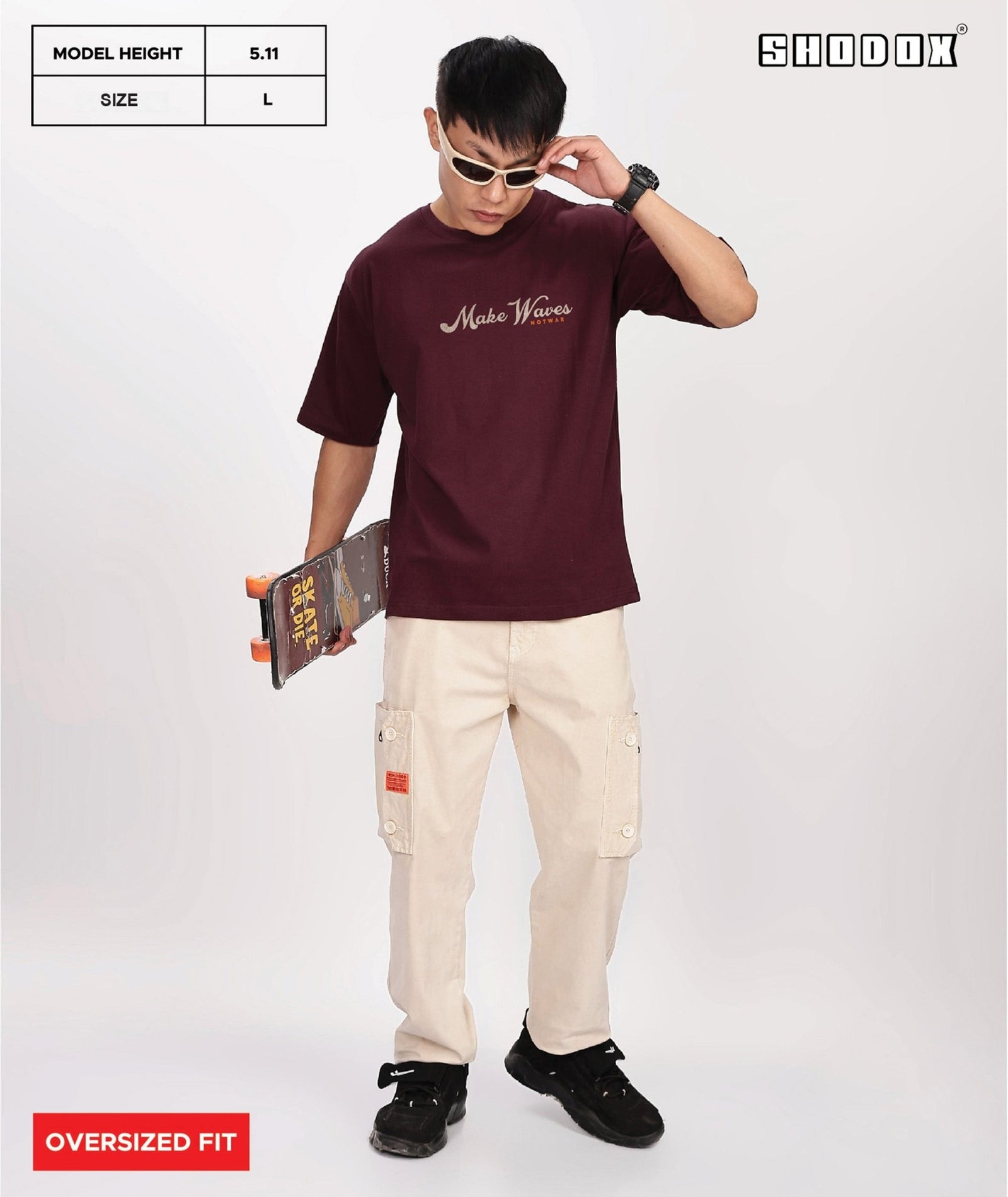 WAVES Men's Relaxed Fit Tshirt