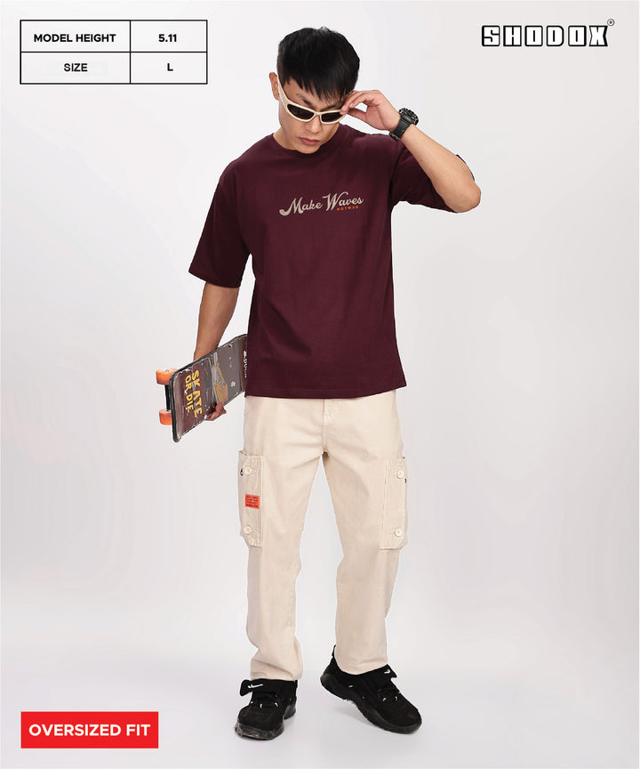 WAVES Men's Relaxed Fit Tshirt