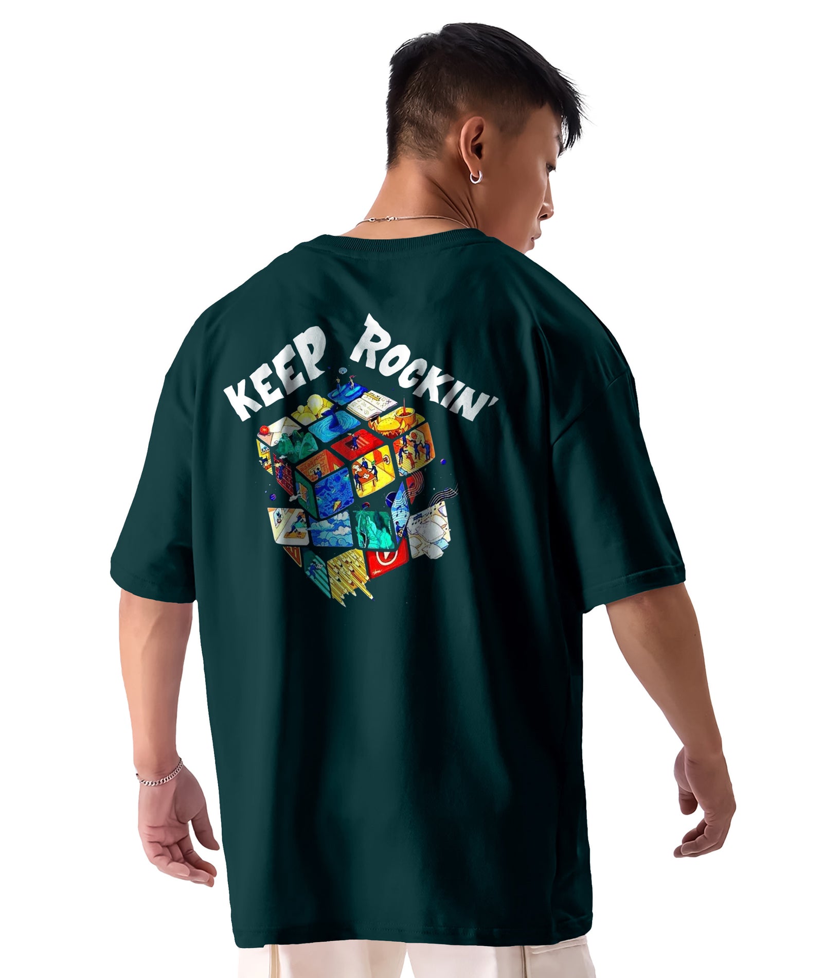 ROCKING Men's Relaxed Fit Tshirt