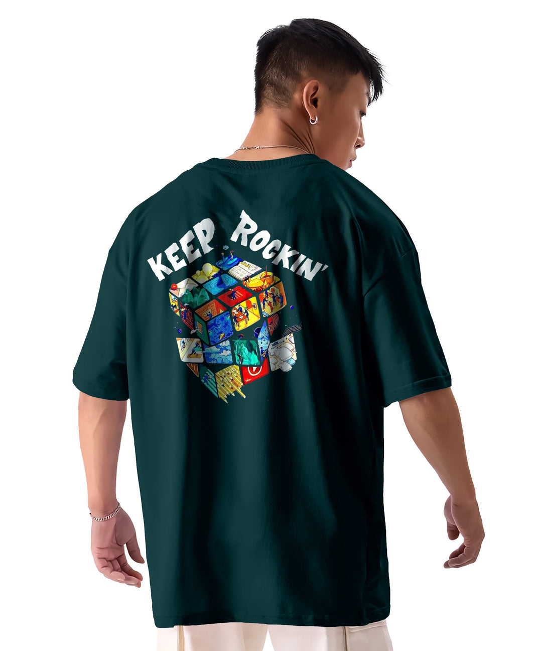 ROCKING Men's Relaxed Fit Tshirt