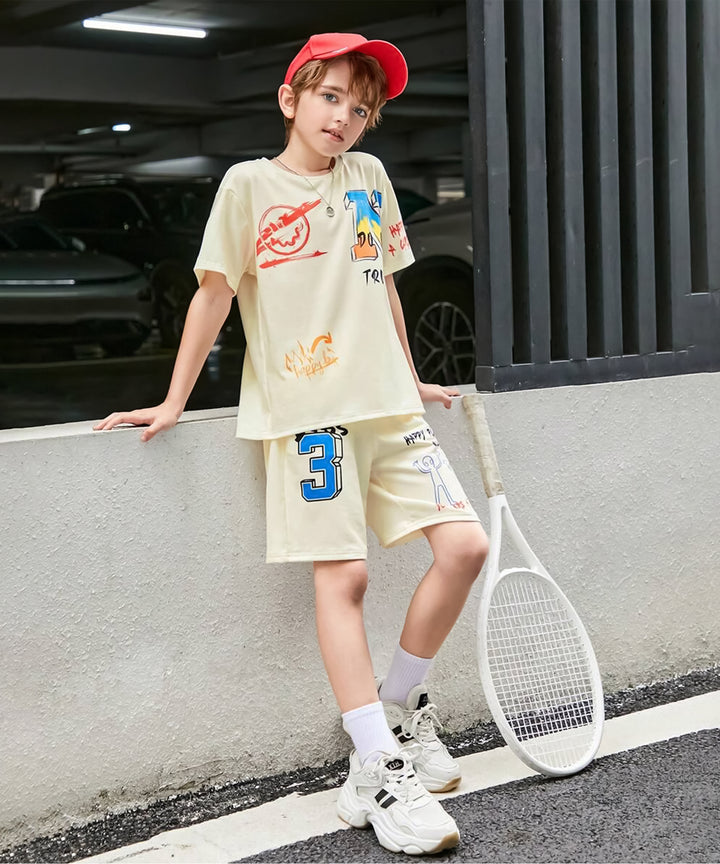 MULTI PRINTS BOYS COORDS