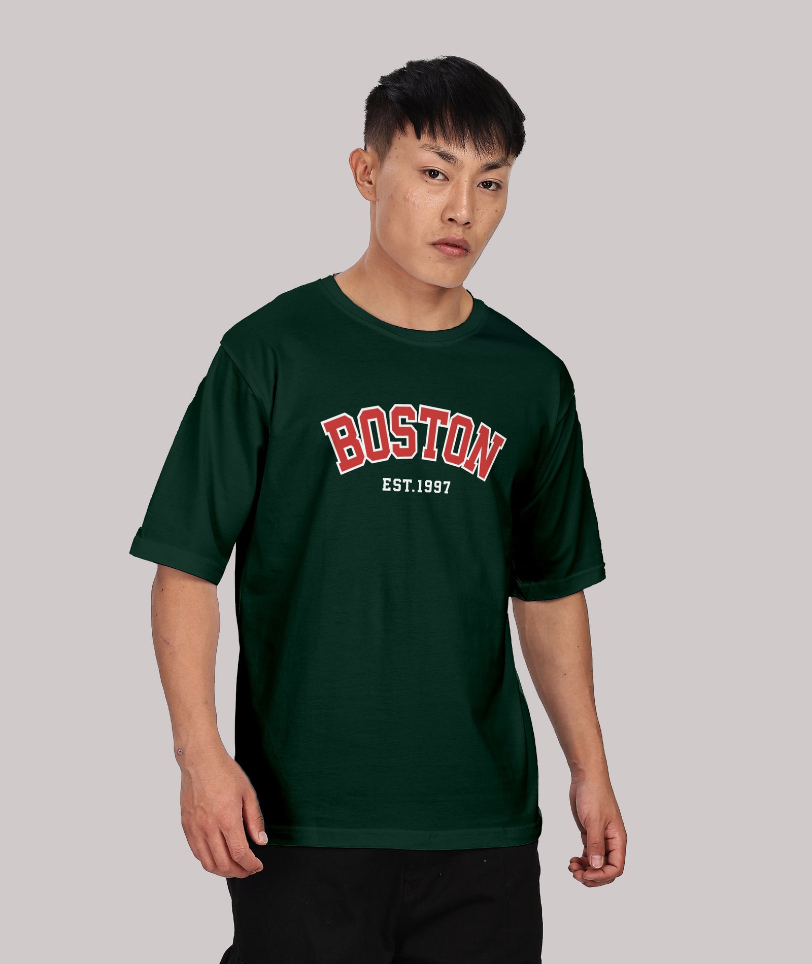 BOSTON Men's Relaxed Fit Tshirt