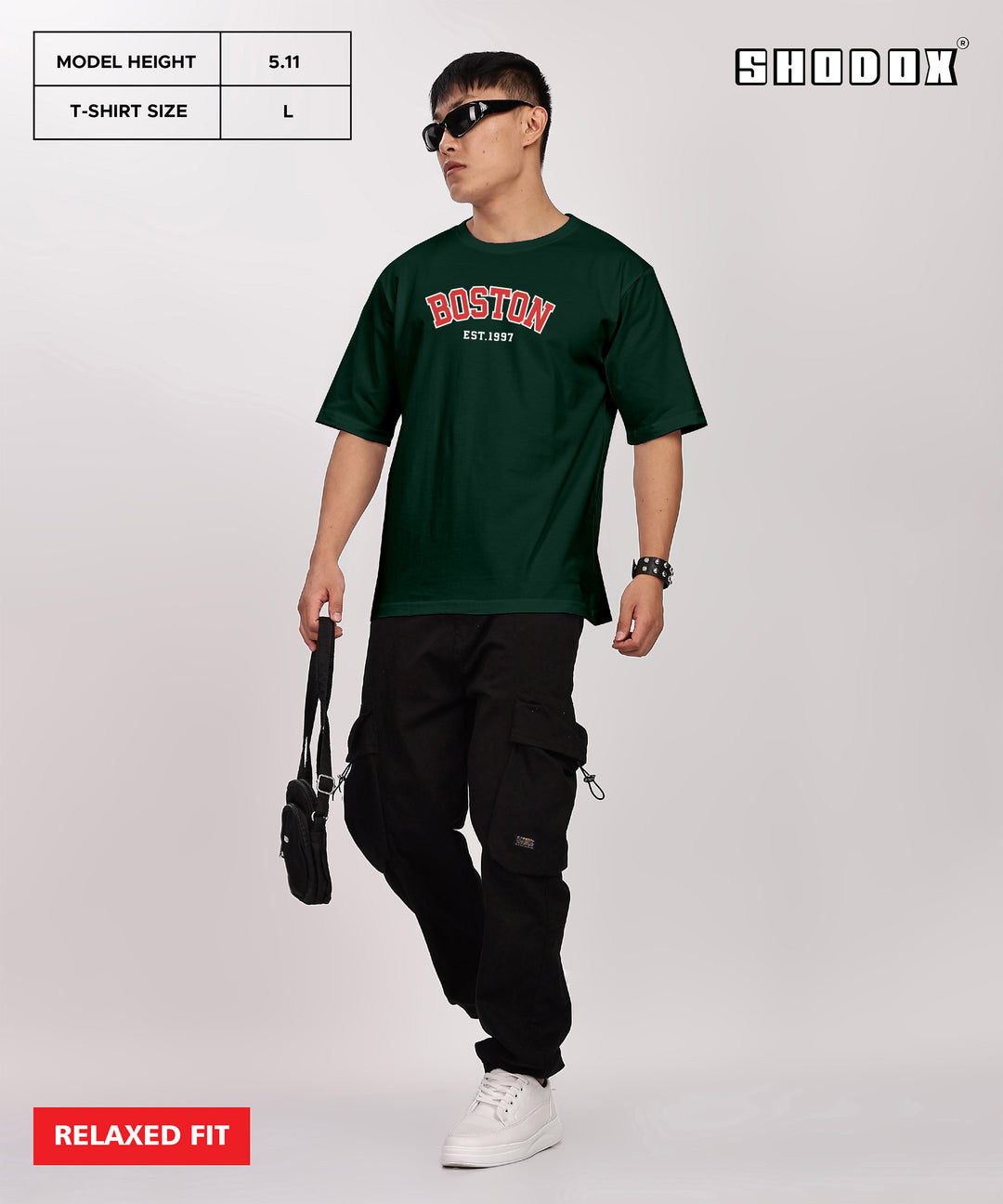 BOSTON Men's Relaxed Fit Tshirt