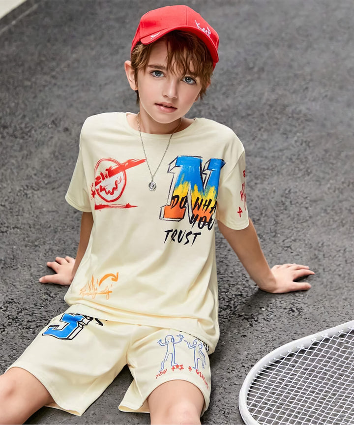 MULTI PRINTS BOYS COORDS
