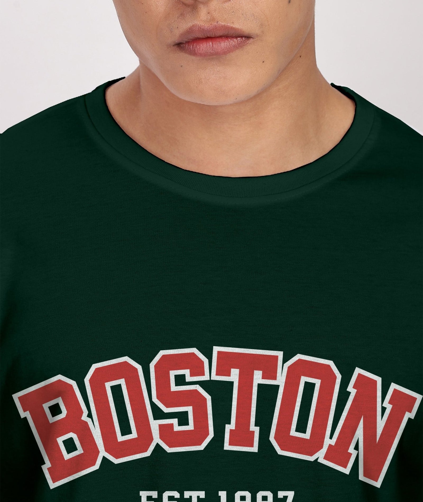 BOSTON Men's Relaxed Fit Tshirt