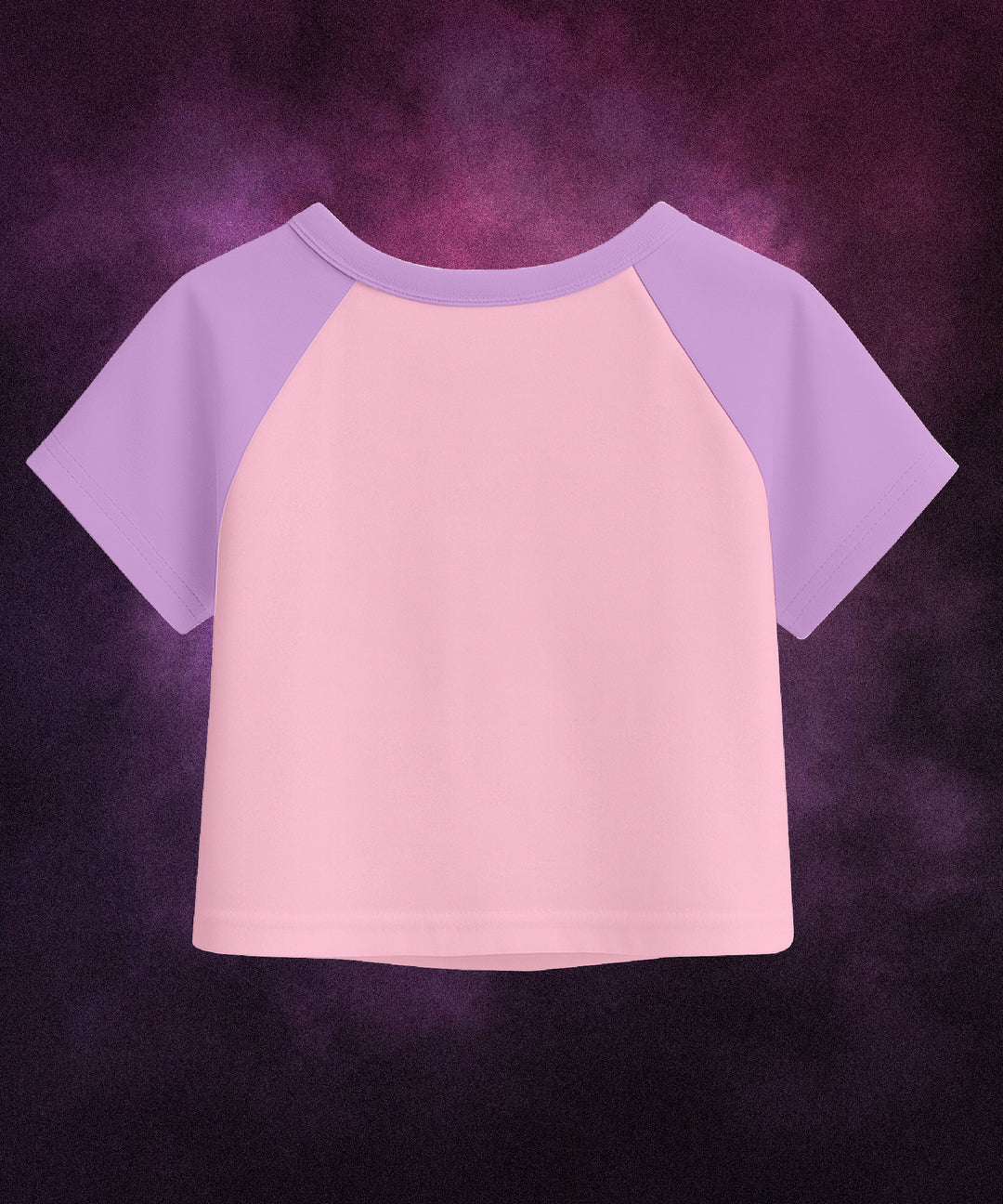 Womens Crop Top with Raglan Sleeve