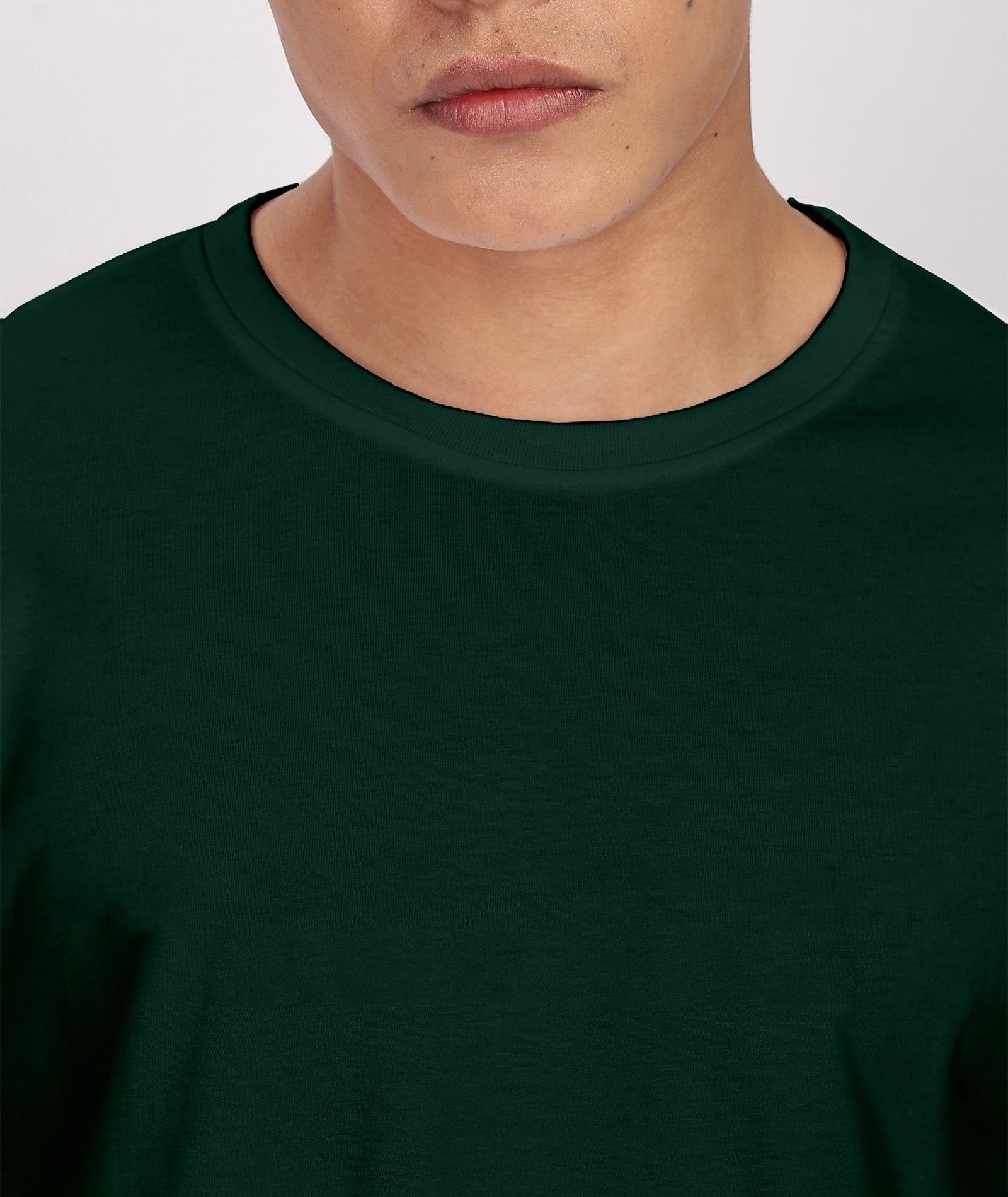 MEN'S RELAXED FIT BOTTLE GREEN TSHIRT