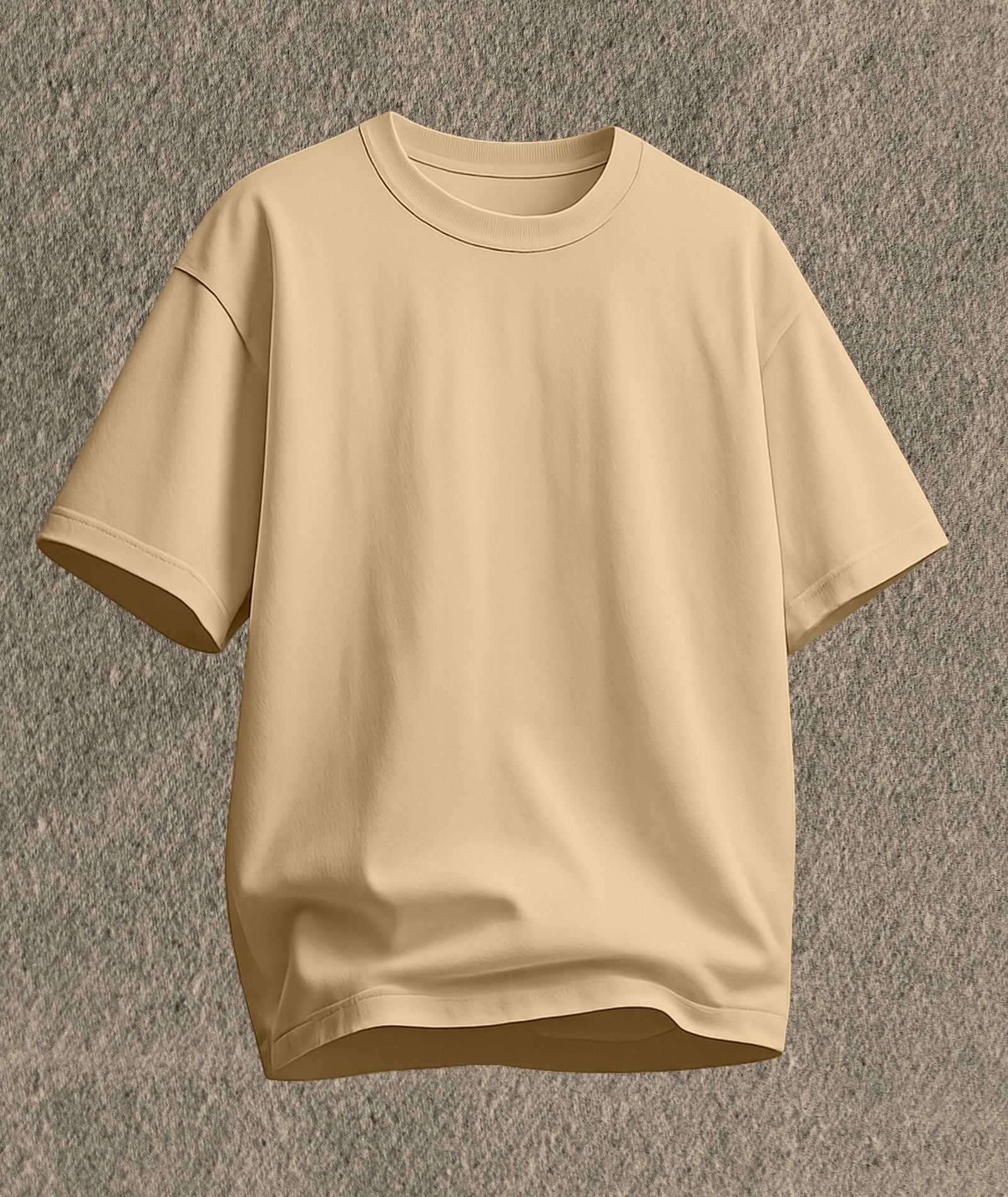 MEN'S RELAXED FIT CREAM TSHIRT