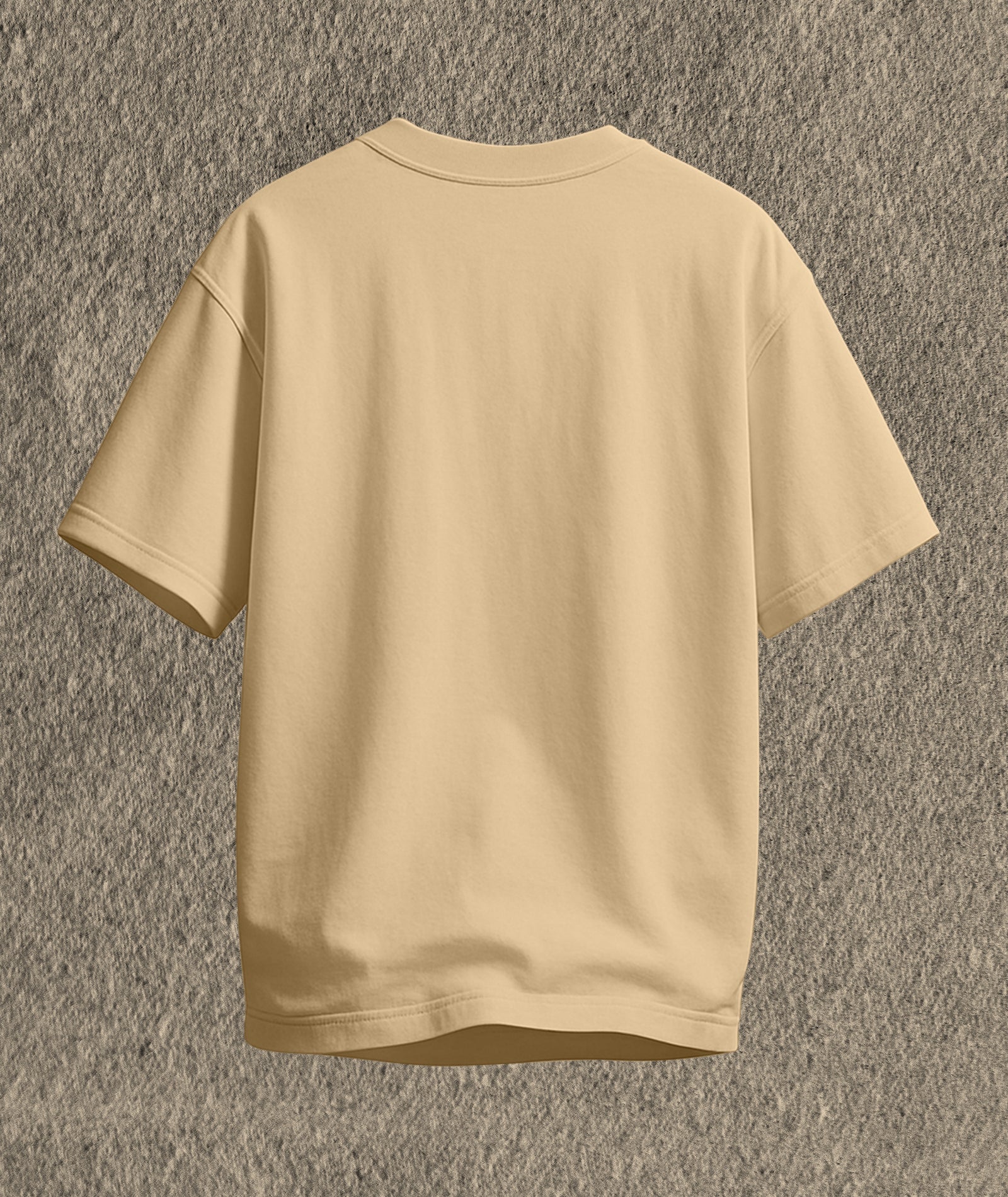 MEN'S RELAXED FIT CREAM TSHIRT