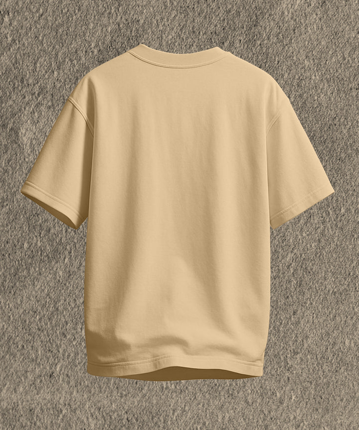 MEN'S RELAXED FIT CREAM TSHIRT
