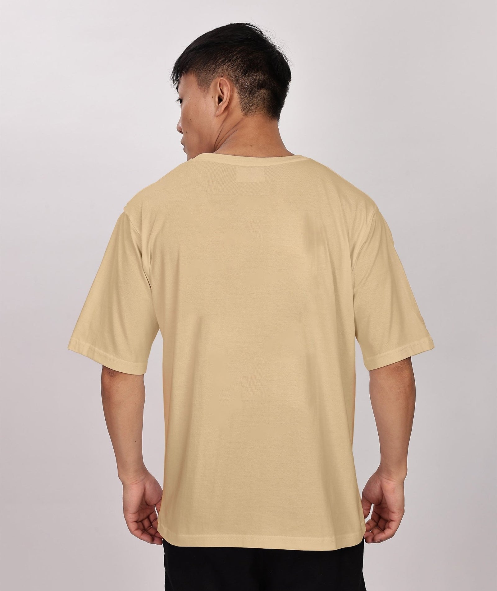 MEN'S RELAXED FIT CREAM TSHIRT
